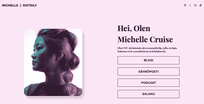 Michelle Cruise -malli Strikinglystä