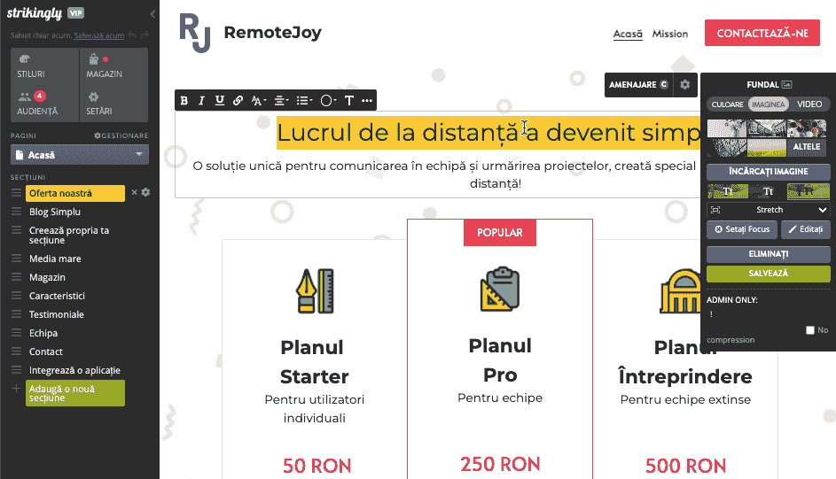 Branding și personalizare