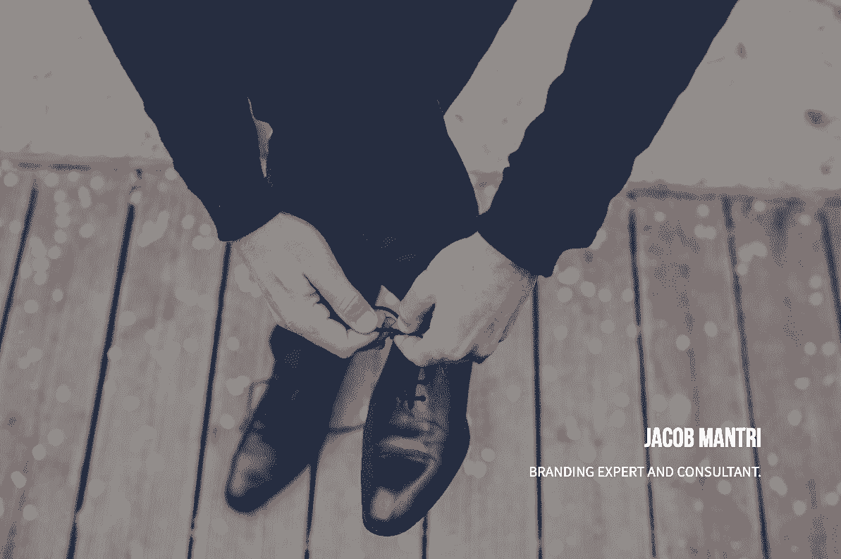 Szablon Jacob Mantri z Strikingly