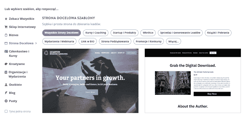 Jak kierować reklamy za pomocą Strikingly - Dodaj link do swojej witryny Strikingly