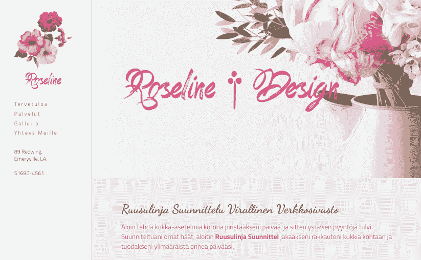 Roseline-malli Strikinglyltä