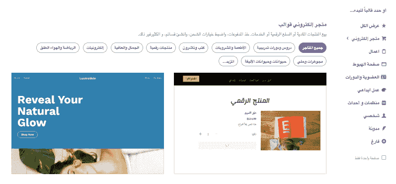 منتجات المصدر - ميزات رائعة لعرض المنتجات والتجارة الإلكترونية - قوالب متنوعة لعرض المنتجات