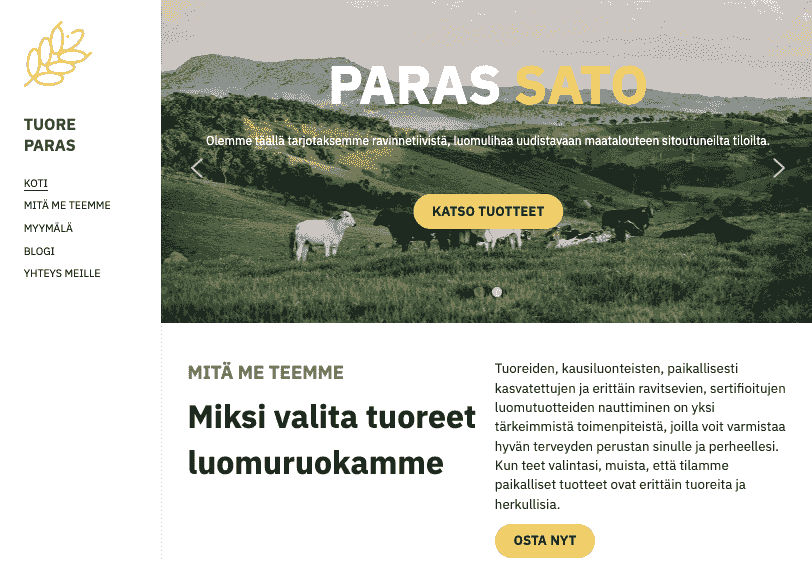 Tuore Finest Template Strikinglyltä
