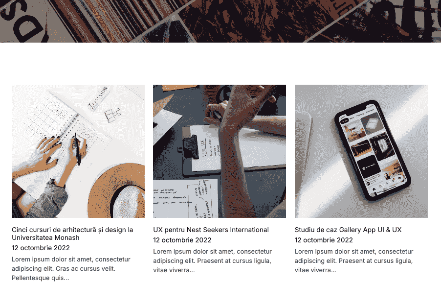 Modelle șablon de revistă online de la Strikingly