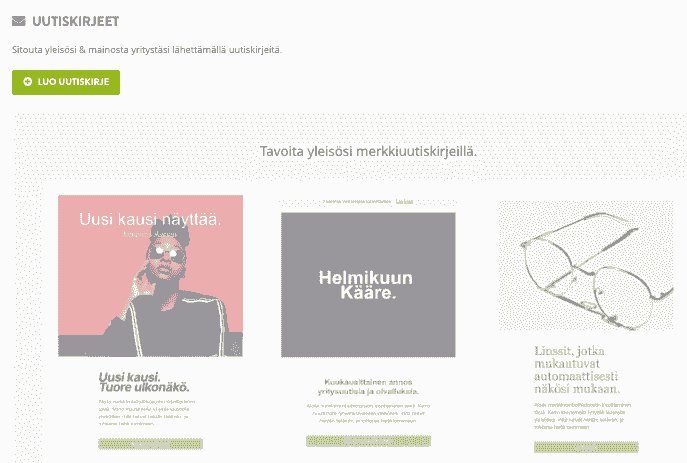 Strikingly-uutiskirje: Käyttäjien hankintastrategia