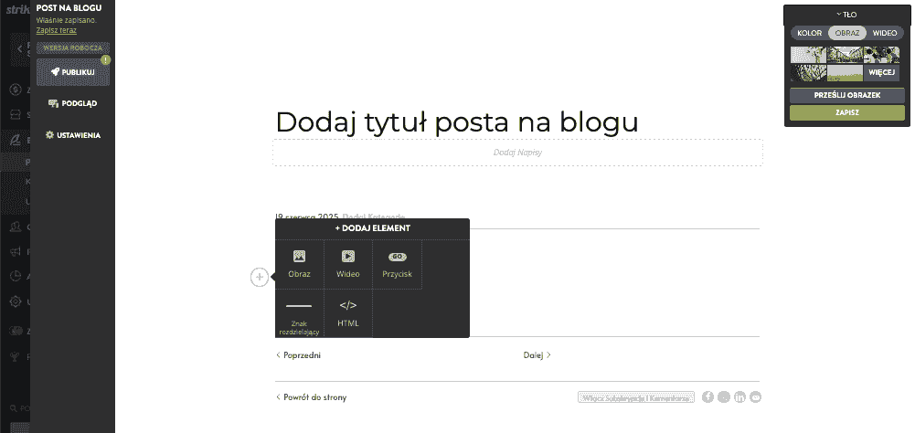 Uderzająco dla efektywnego i angażującego projektu bloga - włącz multimedia