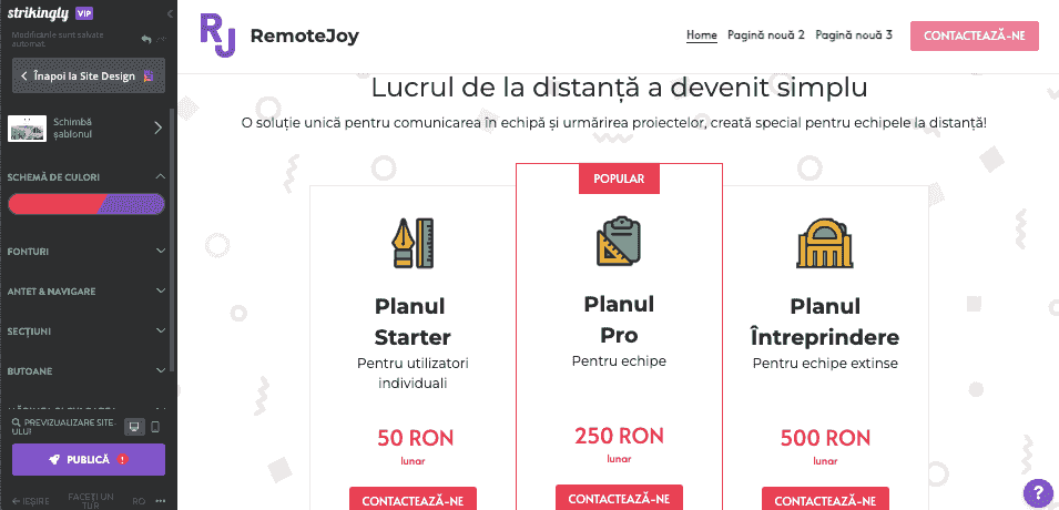 Rolul Strikingly în marketingul de conținut pe rețelele sociale - blogging și crearea de conținut