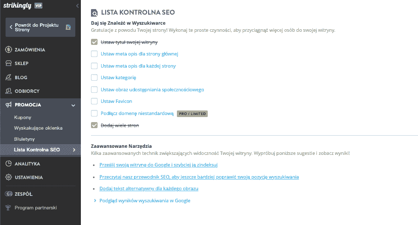 Jak Strikingly może pomóc w planowaniu finansowym - Optymalizacja SEO