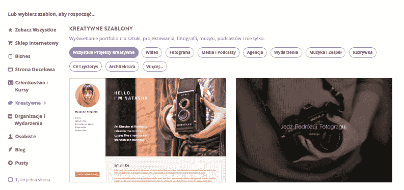 trendy małych firm - Maksymalizacja możliwości lokalnego SEO - Tworzenie treści za pomocą Strikingly - konfigurowalne szablony