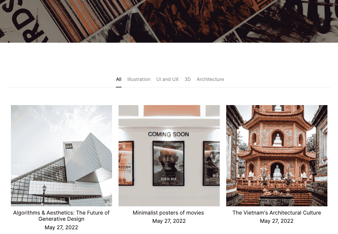 Szablon Online Magazin Modelle od Strikingly