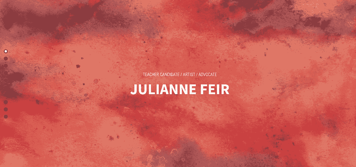Imagine preluată de la Julianne Feir