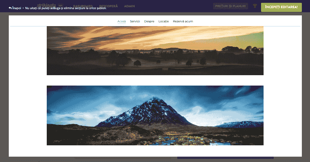 Cum să publici un site web - Proiectarea site-ului web cu Strikingly - Personalizarea designului site-ului web cu Strikingly - Editare imagini și media