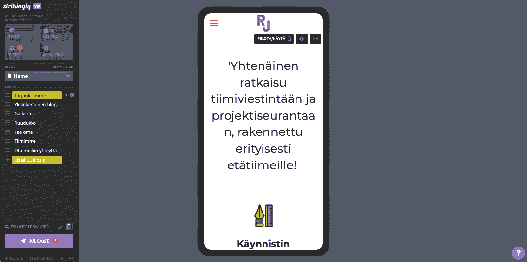 Lähdetuotteet - Silmiinpistävät ominaisuudet tuote-esittelyyn ja verkkokauppaan - Mobiiliresponsiivisuus