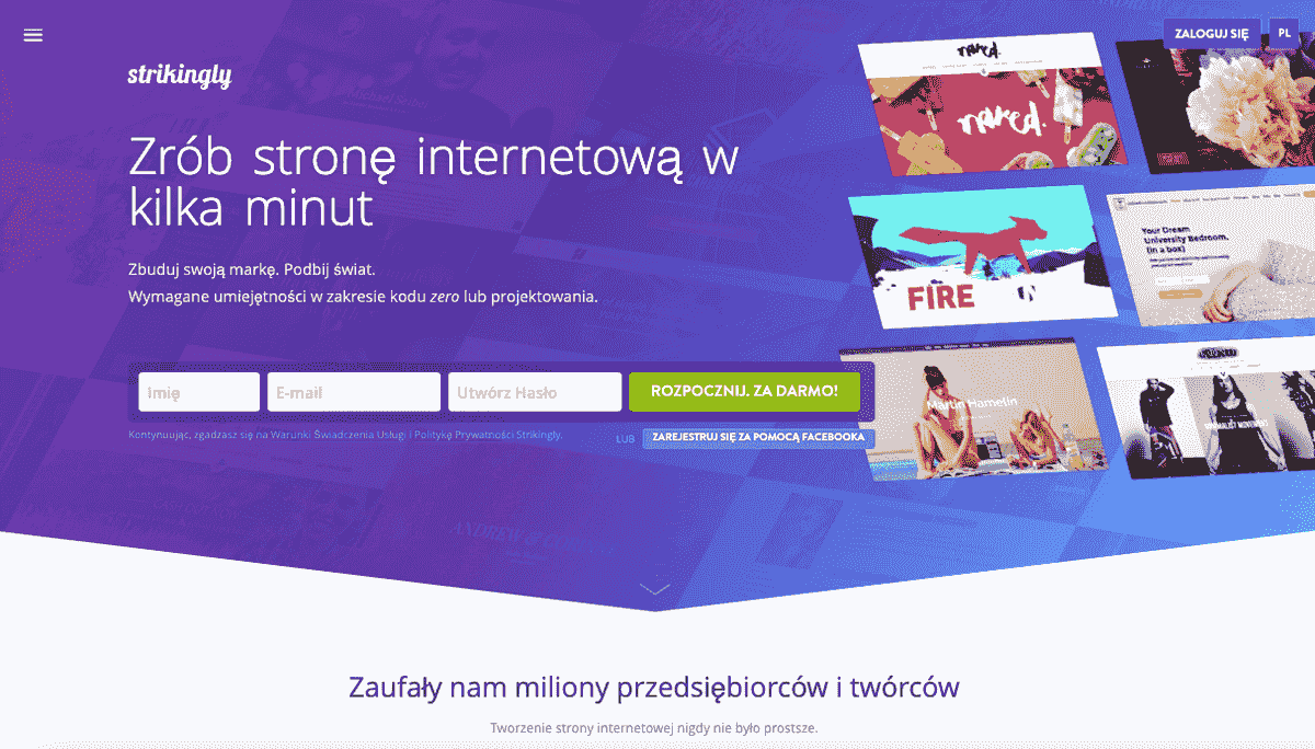 Strikingly: Skuteczne Pozyskiwanie Użytkowników