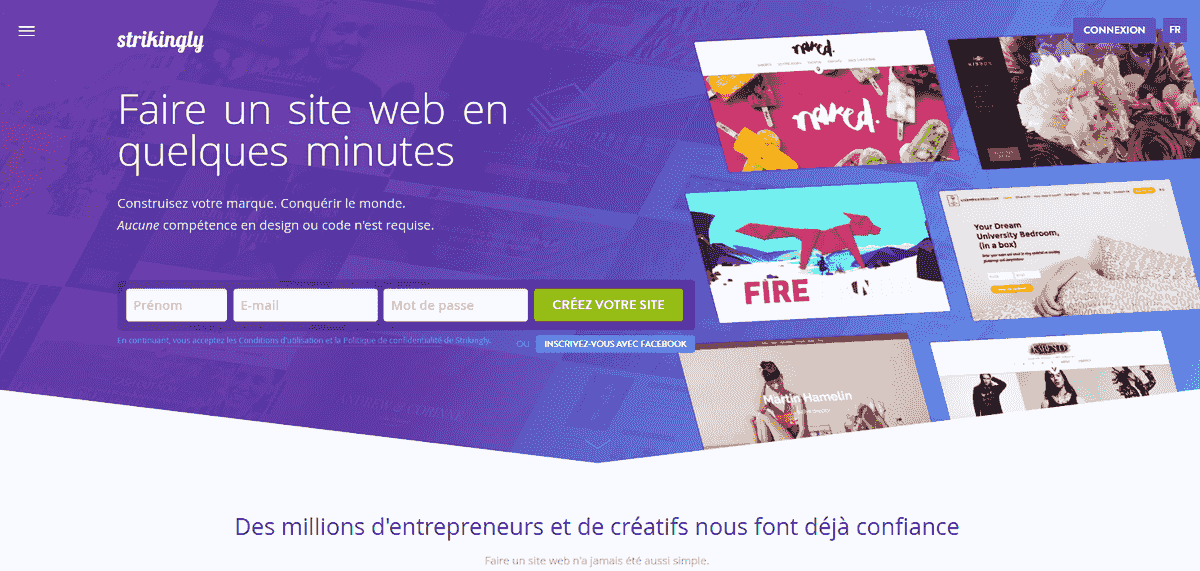 Tirer parti de Strikingly pour l'expédition ecommerce