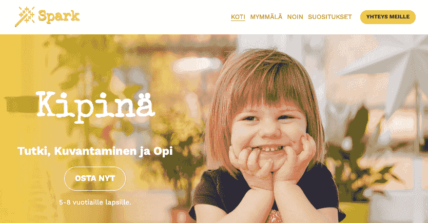 Spark-verkkokaupan malli Strikinglyltä