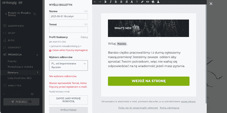 Jak skutecznie wykorzystać Strikingly do realizacji bezpośredniego marketingu e-mailowego - Wdrażaj najlepsze praktyki marketingu e-mailowego