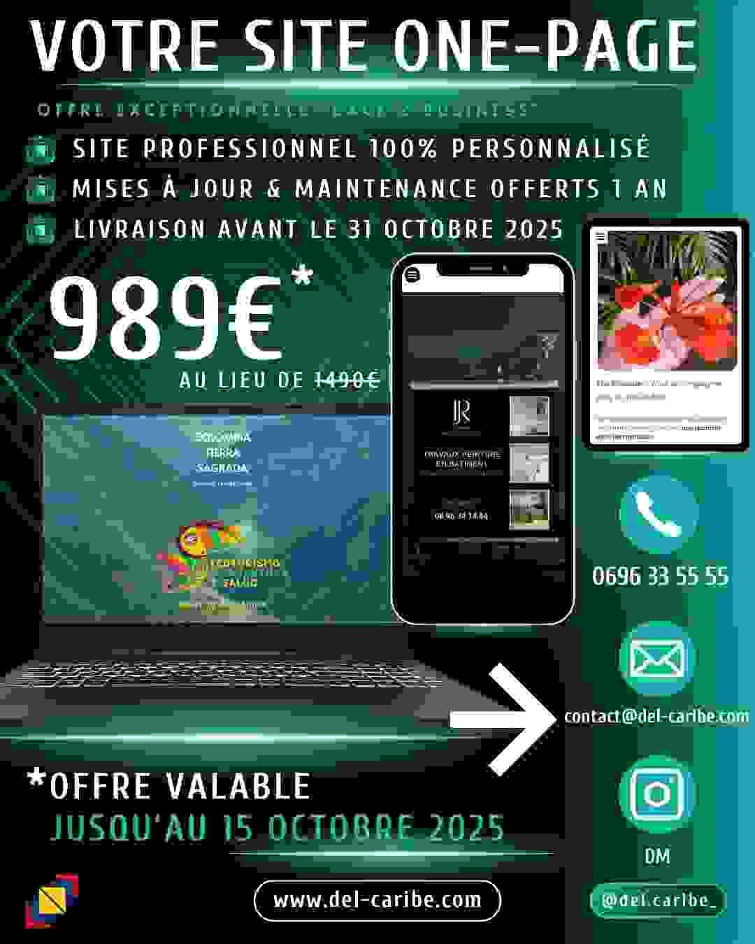 offre-exceptionnelle-siteinternet-onepage-989€-martinique-back2business-by-del-caribe