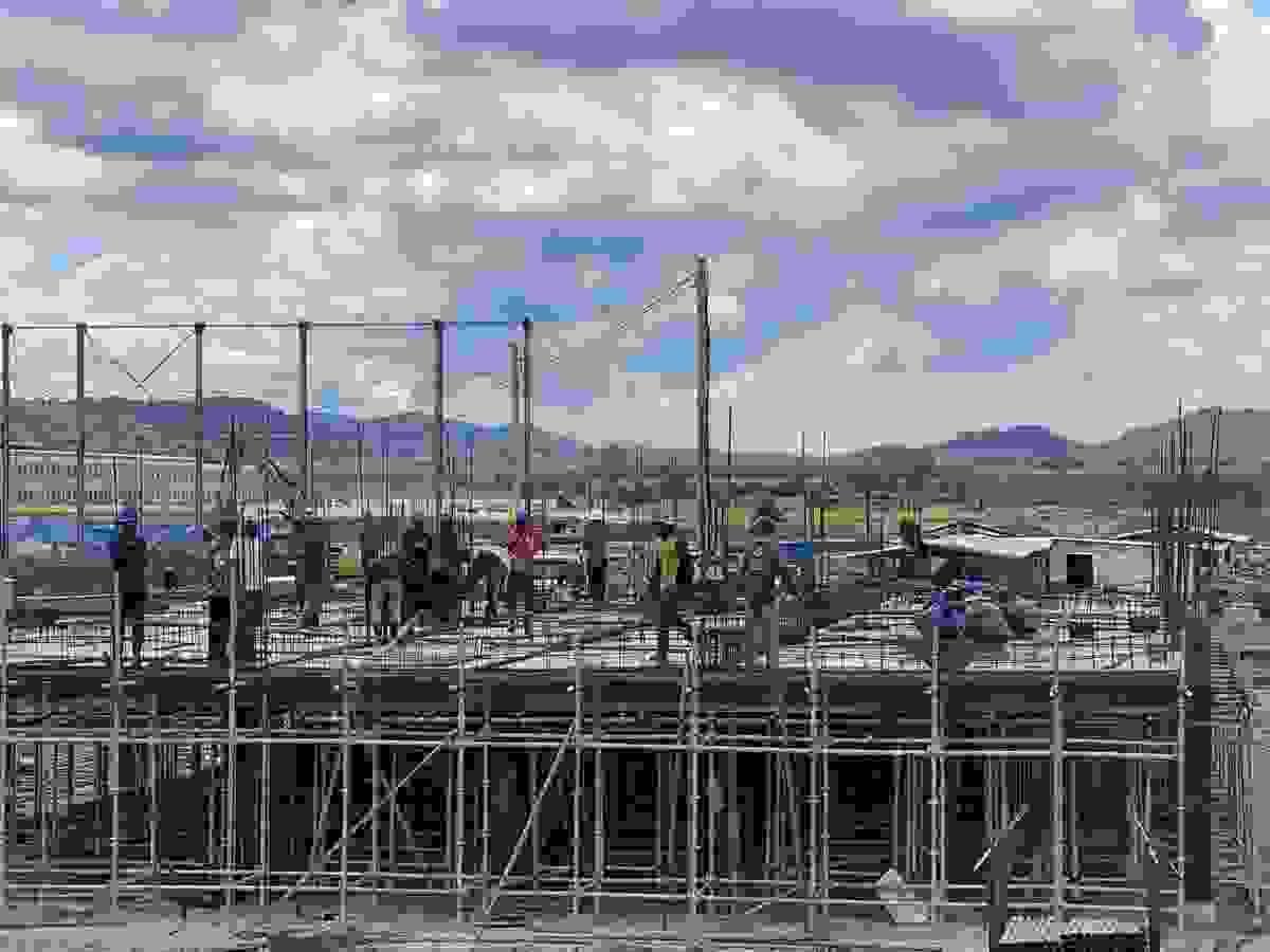 wooden formwork