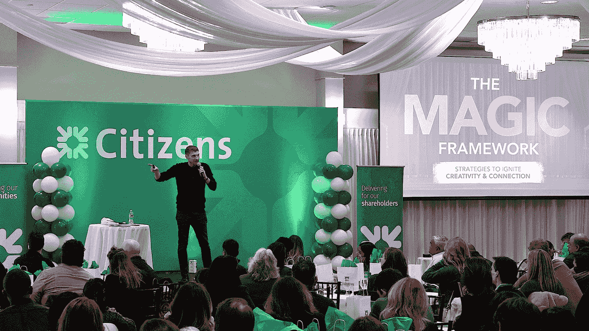 john duke logan presenting his keynote on innovation john duke logan presenting his keynote on innovation