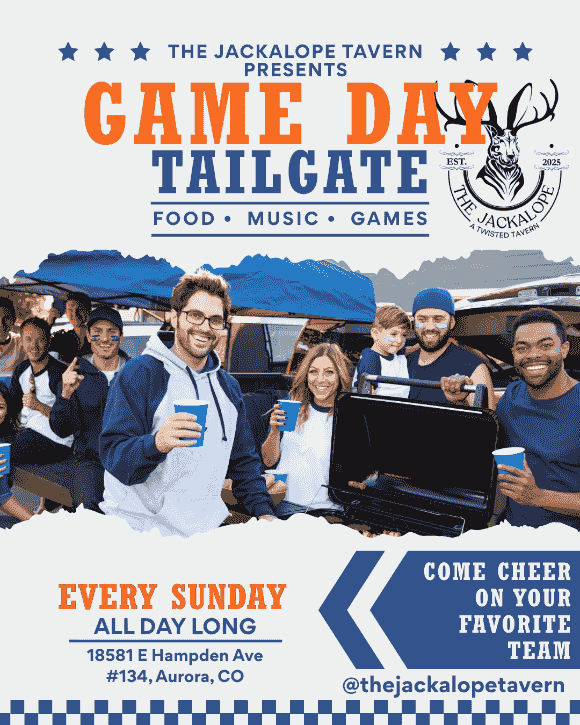 sunday football party, events, the jackalope tavern, aurora, co sunday football party, events, the jackalope tavern, aurora, co