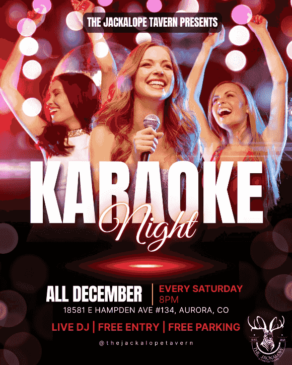karaoke singing party, hockey, football, basketball, local sports, events, the jackalope, aurora, co karaoke singing party, hockey, football, basketball, local sports, events, the jackalope, aurora, co
