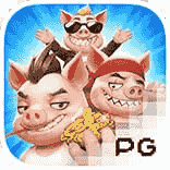 PG电子三只疯狂小猪试玩图片，童话小猪与趣味动画主题游戏