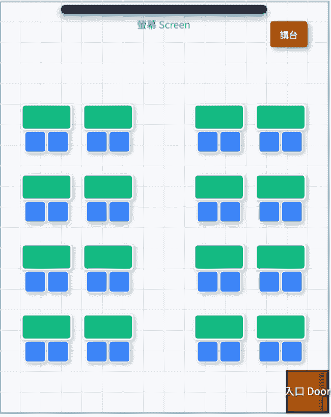 道騰國際會議空間-智能桌椅模擬系統 道騰國際會議空間-智能桌椅模擬系統