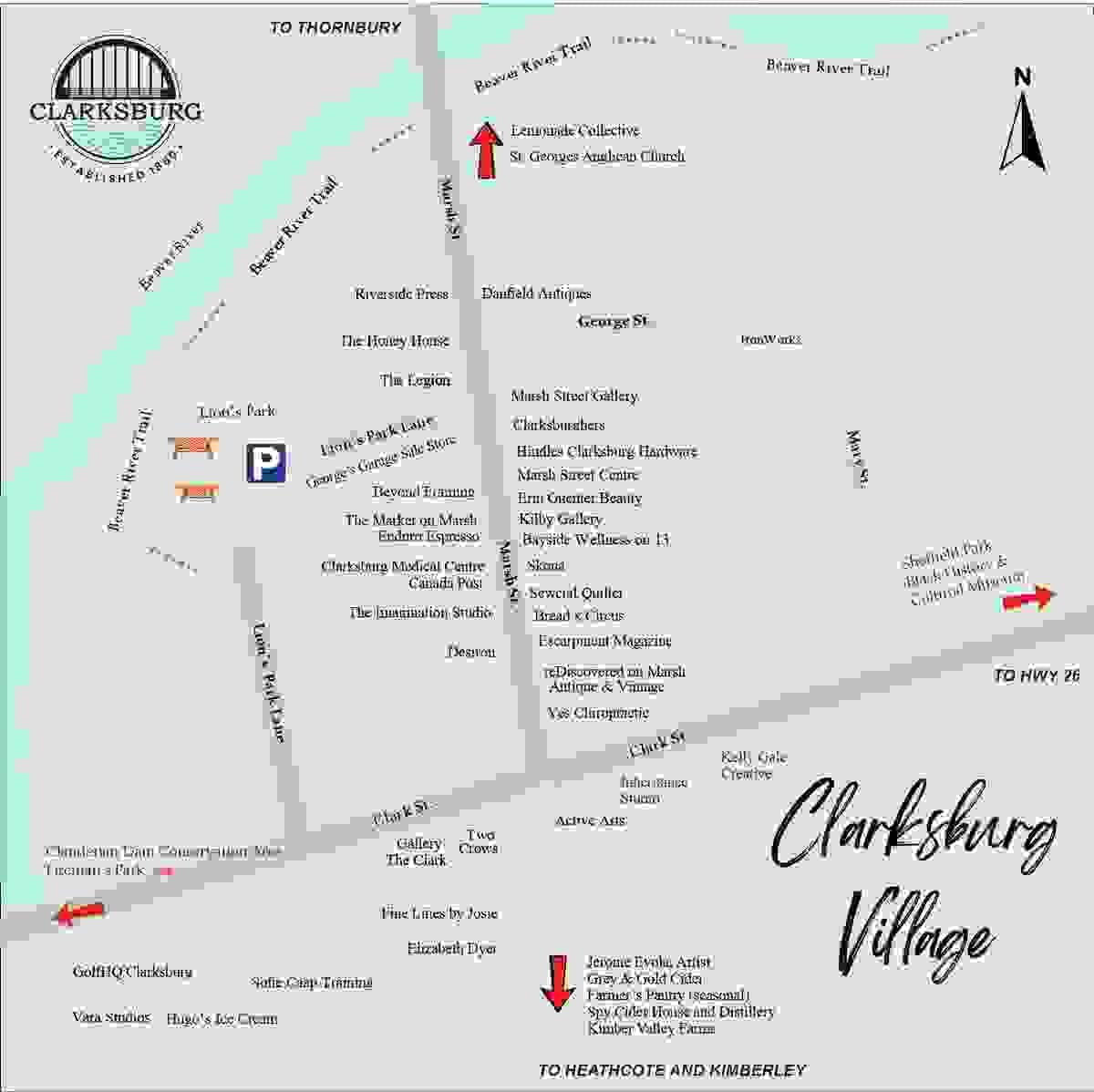 Support Local Businesses in Clarksburg a Non Profit organizaiton promoting businesses in the Village of Clarksburg, The Blue Mountains Ontario Support Local Businesses in Clarksburg a Non Profit organizaiton promoting businesses in the Village of Clarksburg, The Blue Mountains Ontario
