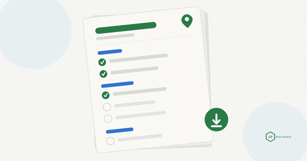 Preview of the downloadable Google Business Profile optimization checklist Preview of the downloadable Google Business Profile optimization checklist