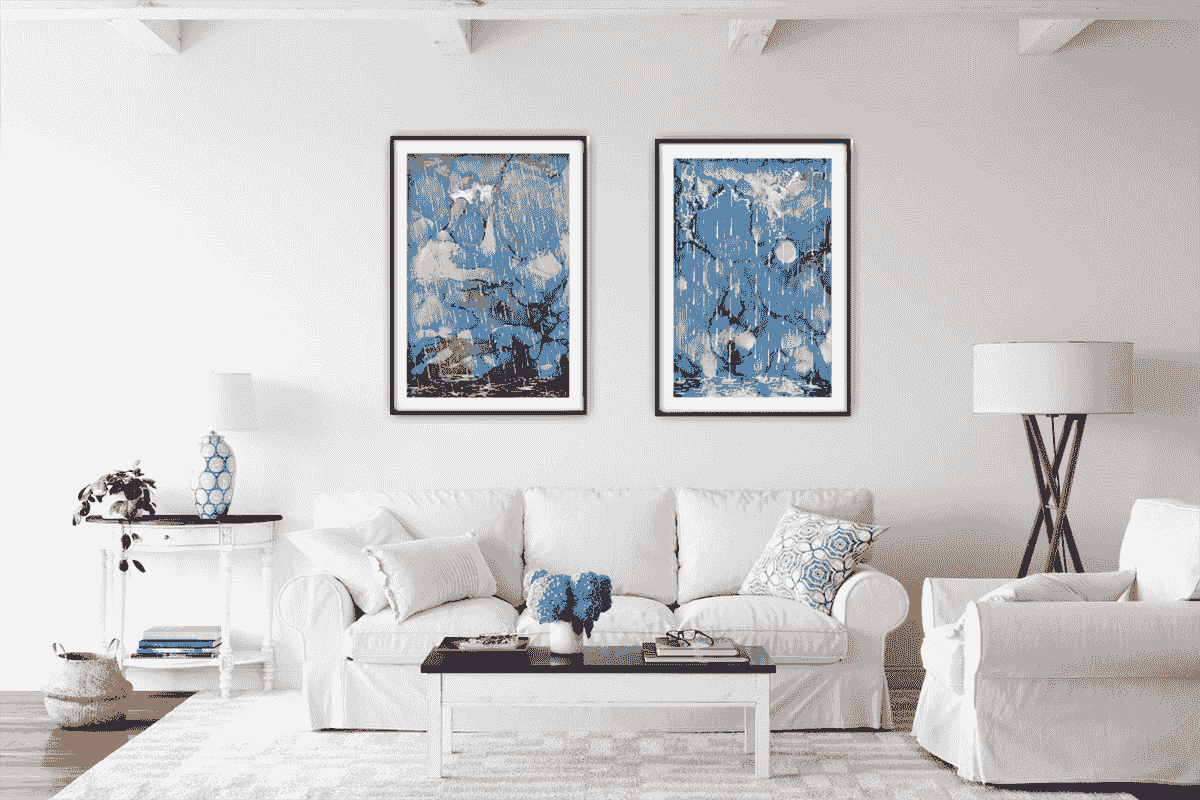 Original artwork by Andrea Dell. Acrylic on alcohol ink on synthetic papercular canvas.