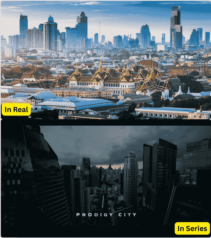 why was Alien Earth filmed in Thailand?   Which scenes?