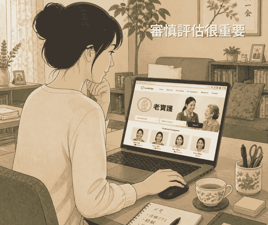 選擇外籍看護公司不要只是聽從親友的推薦 選擇外籍看護公司不要只是聽從親友的推薦