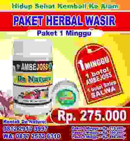 Contoh tanaman herbal tradisional ambeien atau wasir ya...