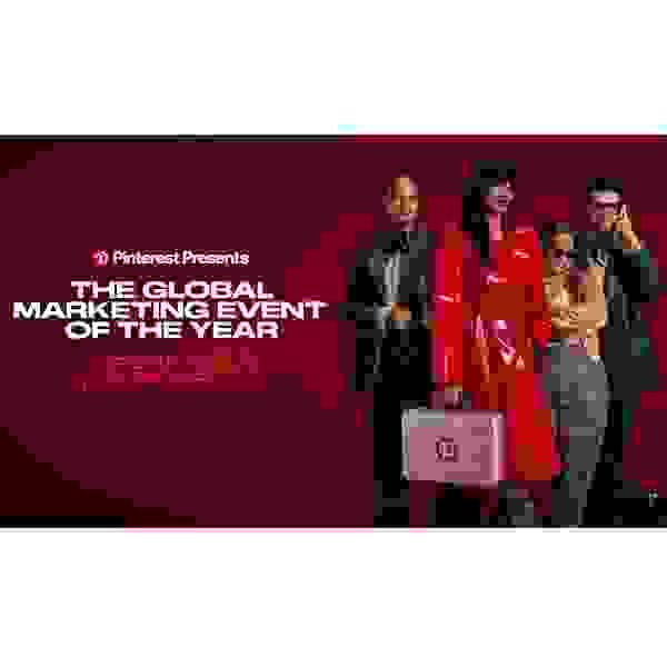 Pinterest Presents 2025 spy-themed stage highlighting visual search and Gen Z shopping trends