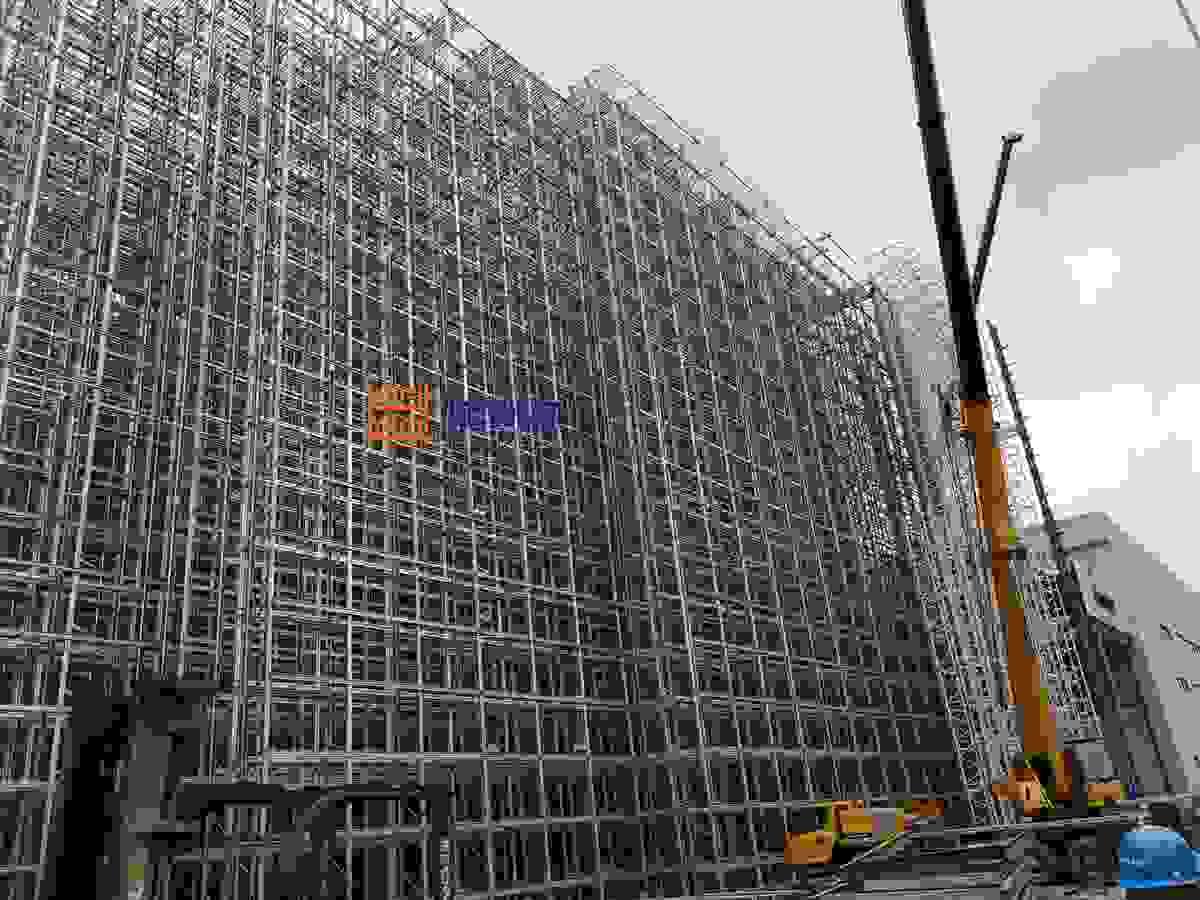 clad rack self-supporting structure