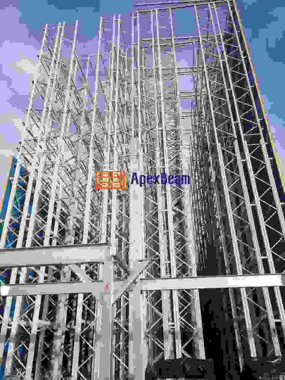 clad rack self-supporting construction
