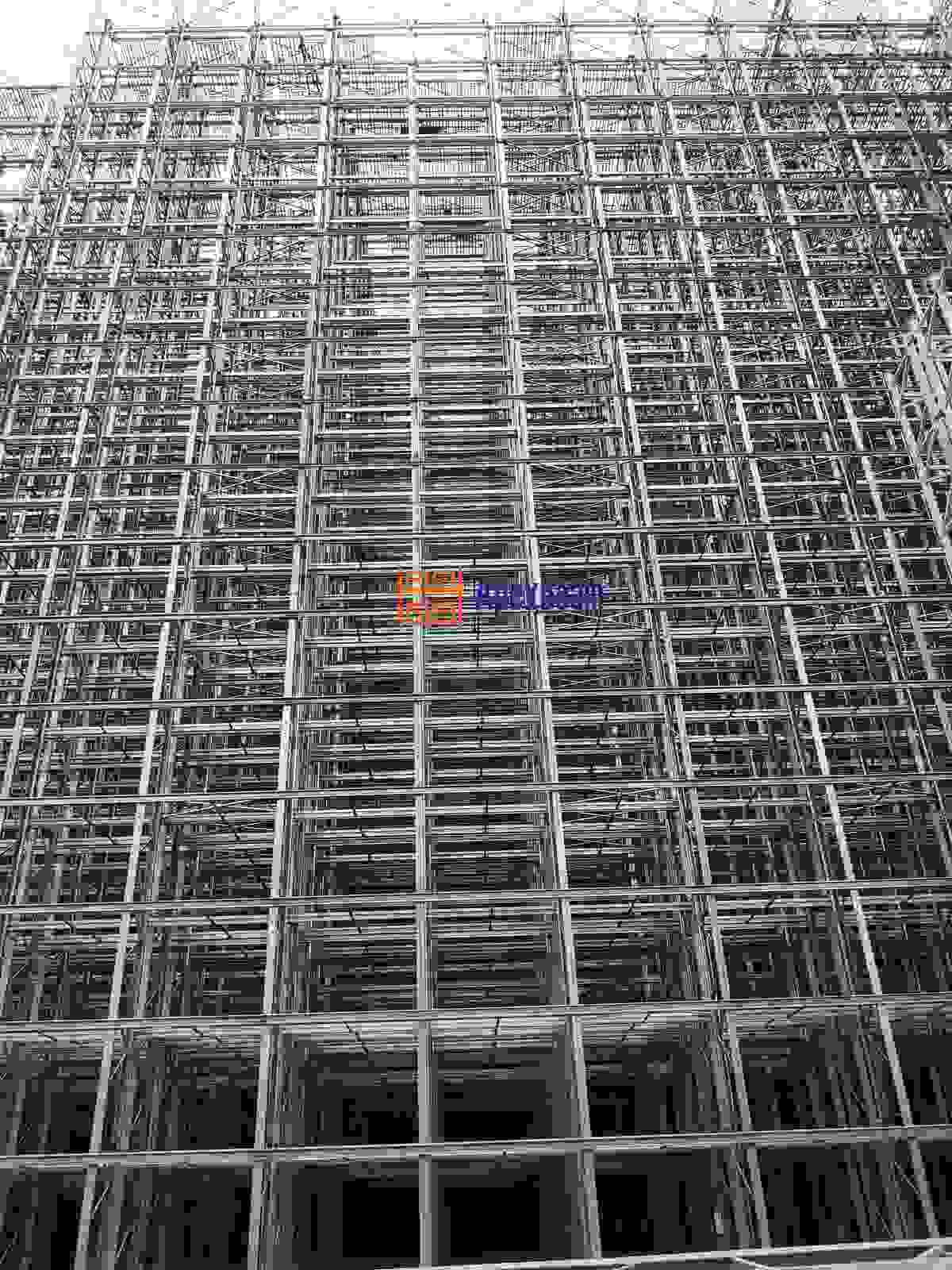 clad rack self-supporting warehouse