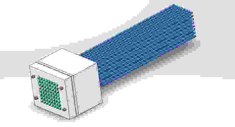 2D Optical Fiber Collimator Array