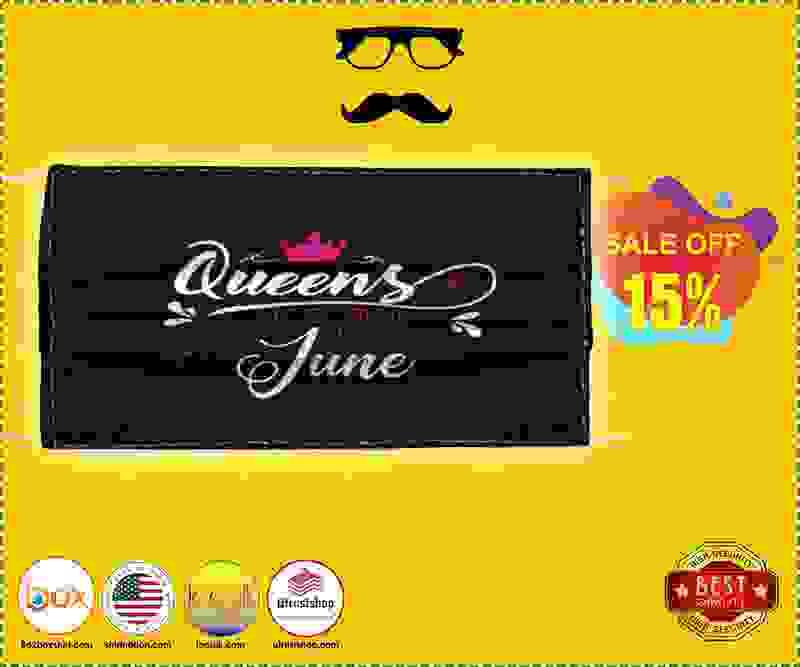[AUTHETIC] Queens are born in June face mask