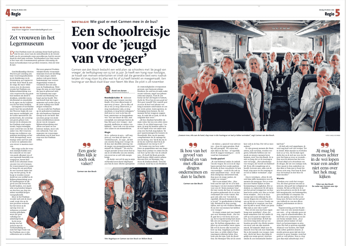 Discover the power of shared memories and let us together create an unforgettable moment. Take me with you: A unique experience of connection A mobile experience full of warmth, music, and meeting — on location, for groups and communities. Take me along connects people through their life stories and shows how much power lies in sharing memories. Discover the power of shared memories and let us together create an unforgettable moment. Take me with you: A unique experience of connection A mobile experience full of warmth, music, and meeting — on location, for groups and communities. Take me along connects people through their life stories and shows how much power lies in sharing memories.