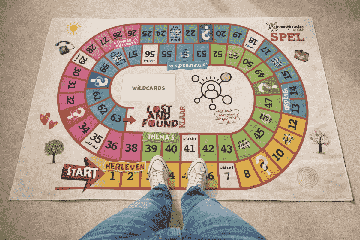 Join our community and gain access to unique tools that help you with self-discovery and growth. Discover the power of your inner fuss Inner turmoil is a mix of depth and playfulness. With creative forms such as workbook assignments, stories, and a goose board game, you discover how your inner turmoil can actually give strength — towards calm, self-acceptance, and stability. Join our community and gain access to unique tools that help you with self-discovery and growth. Discover the power of your inner fuss Inner turmoil is a mix of depth and playfulness. With creative forms such as workbook assignments, stories, and a goose board game, you discover how your inner turmoil can actually give strength — towards calm, self-acceptance, and stability.