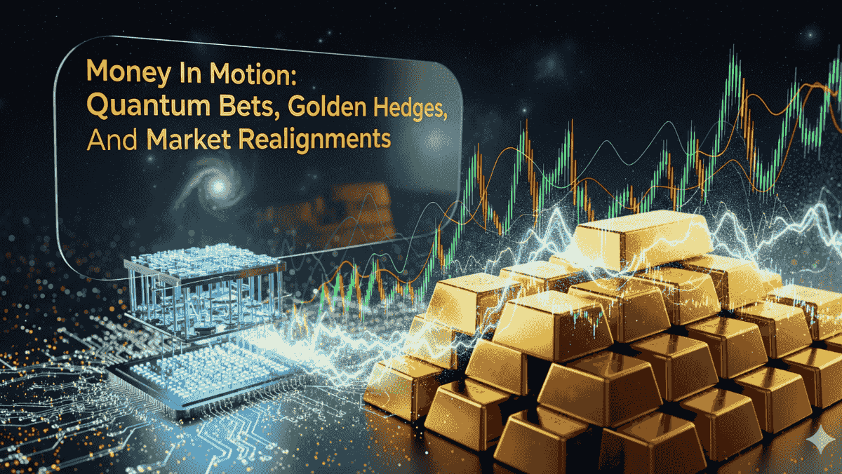 Money In Motion: Quantum Bets, Golden Hedges, And Market Realignments