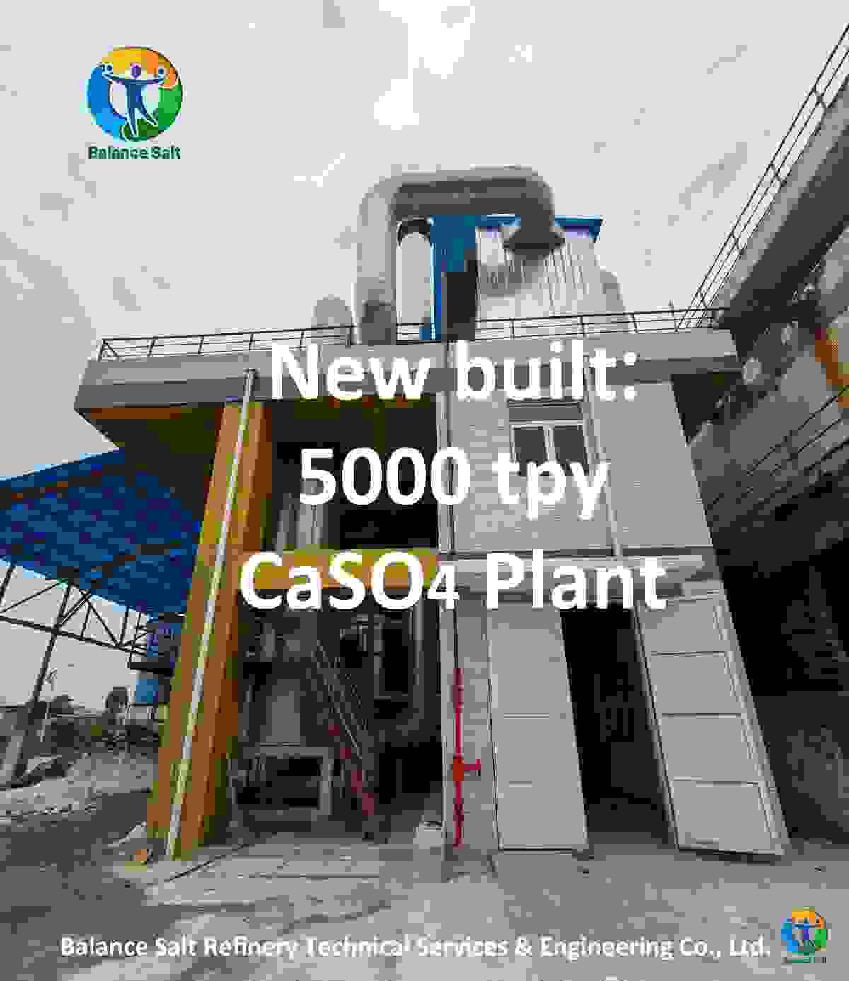 A small new built gypsum plant