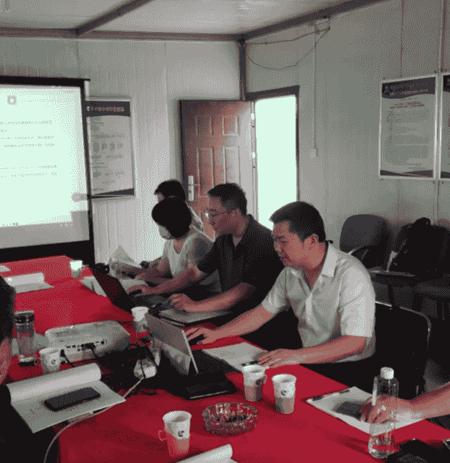 Meeting with Customer of salt plant