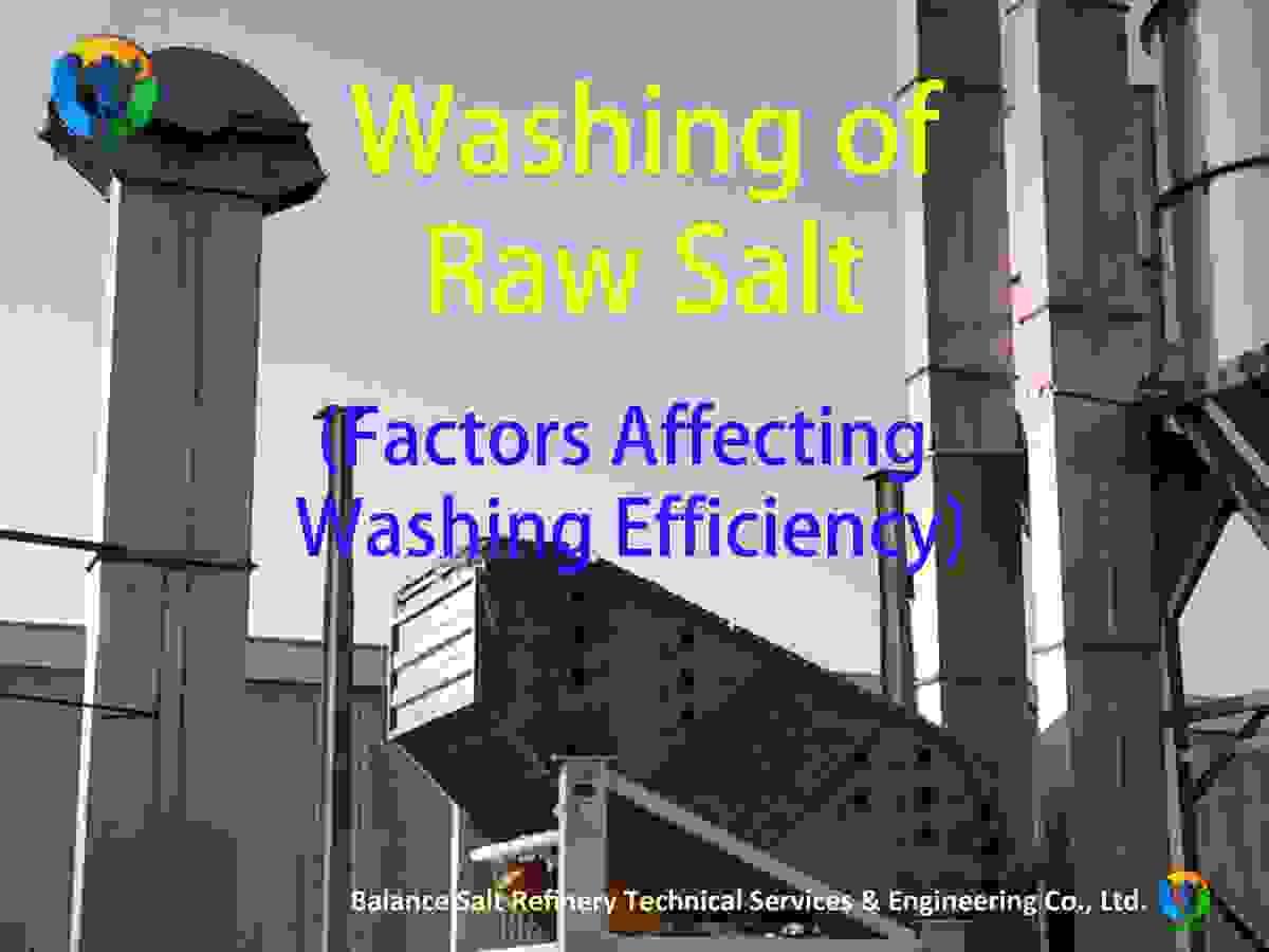 Factors Affecting Washing Efficiency