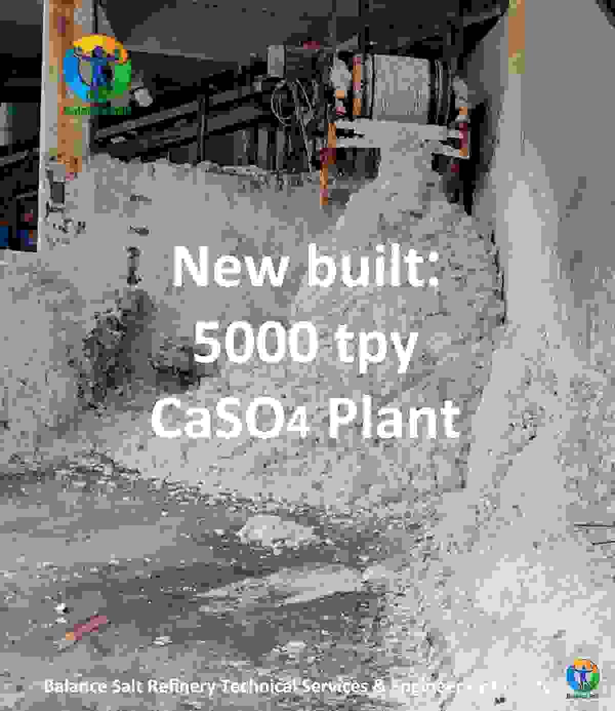Gypsum, by-products of salt,  was  being disposed of  as  waste before