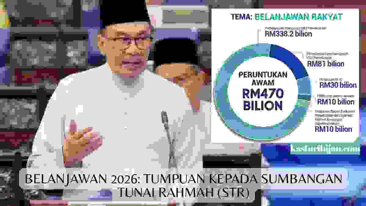 Belanjawan 2026: Tumpuan kepada Sumbangan Tunai Rahmah (STR)