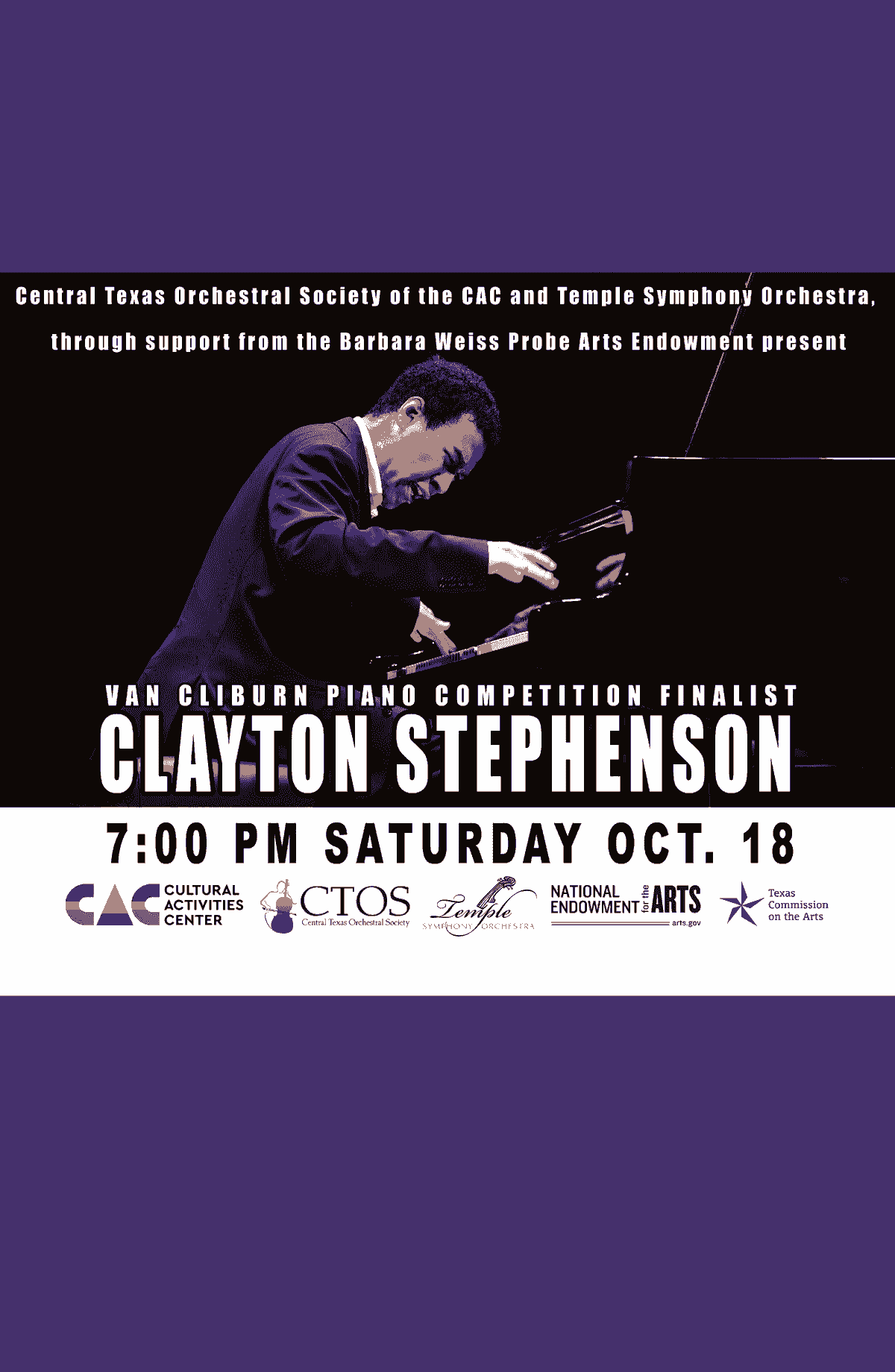 Temple Symphony Orchestra & CTOS Oct 18, 2025 Clayton Stephenson