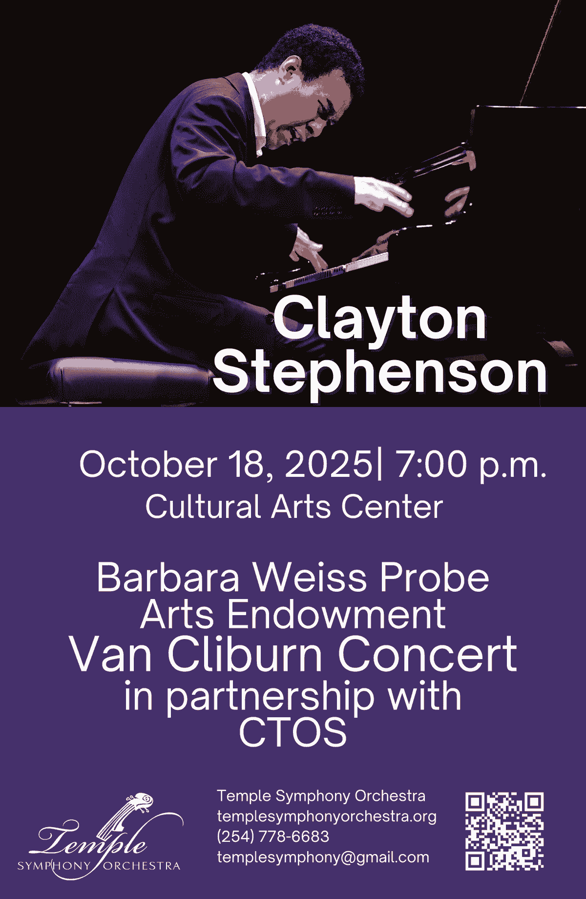 Temple Symphony Orchestra & CTOS Oct 18, 2025 Clayton Stephenson